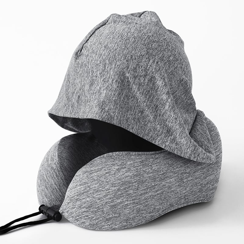 Μαξιλάρι λαιμού σχήματος U με μνήμης αφρό, υπερελαστικό και απαλό ύφασμα, μοντέρνο μινιμαλιστικό στυλ, κατάλληλο για ενήλικες