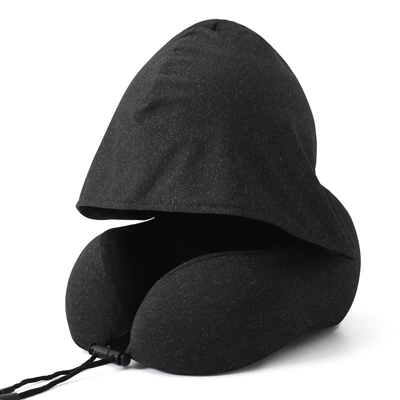 Μαξιλάρι λαιμού σχήματος U με μνήμης αφρό, υπερελαστικό και απαλό ύφασμα, μοντέρνο μινιμαλιστικό στυλ, κατάλληλο για ενήλικες