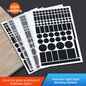 Nálepka na zatienenie svetelného indikátora napájania – PVC, tieniaca nálepka, štýl Nový Čínsky, do spálne