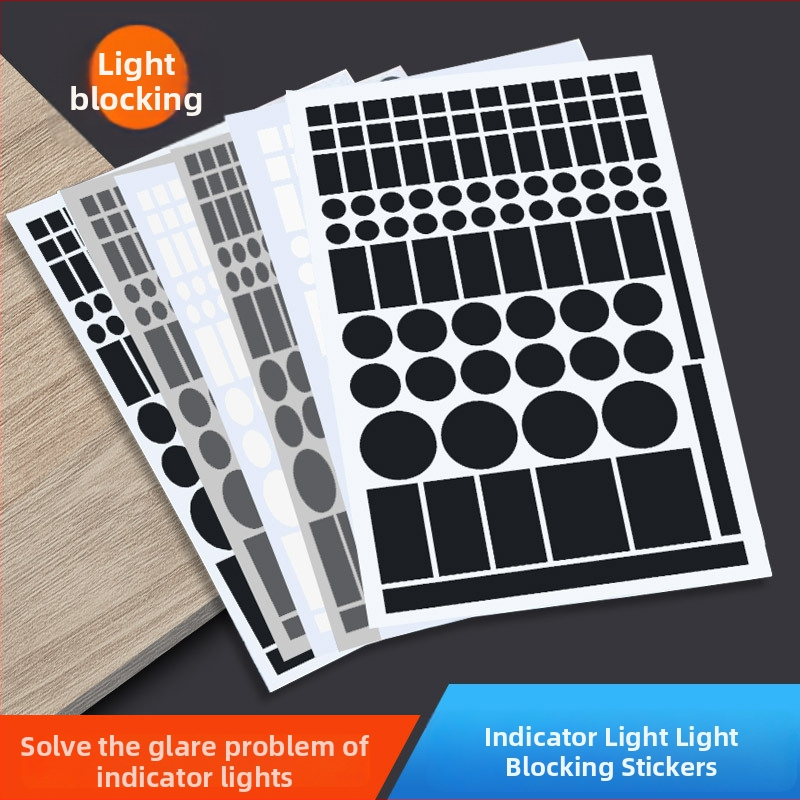 Nálepka na zatienenie svetelného indikátora napájania – PVC, tieniaca nálepka, štýl Nový Čínsky, do spálne