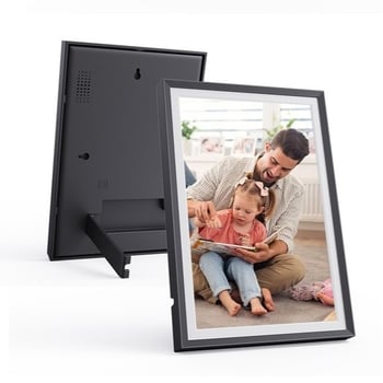 Uhale ultra-szűk keretes digitális képkeret, Wi-Fi képátvitel, IPS érintőképernyő, 1280x800 felbontás, 32GB tárhely