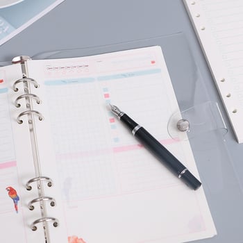 Refill loose-leaf A5/A6/A7 cu 6 găuri universale, hârtie offset dublă, 45 de file, nucleu interior personalizabil