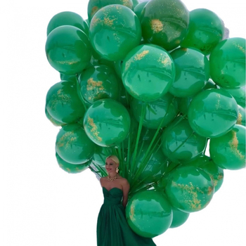 Balon din latex Happy, decor de petrecere în stil Ins, formă sferică, fără logo