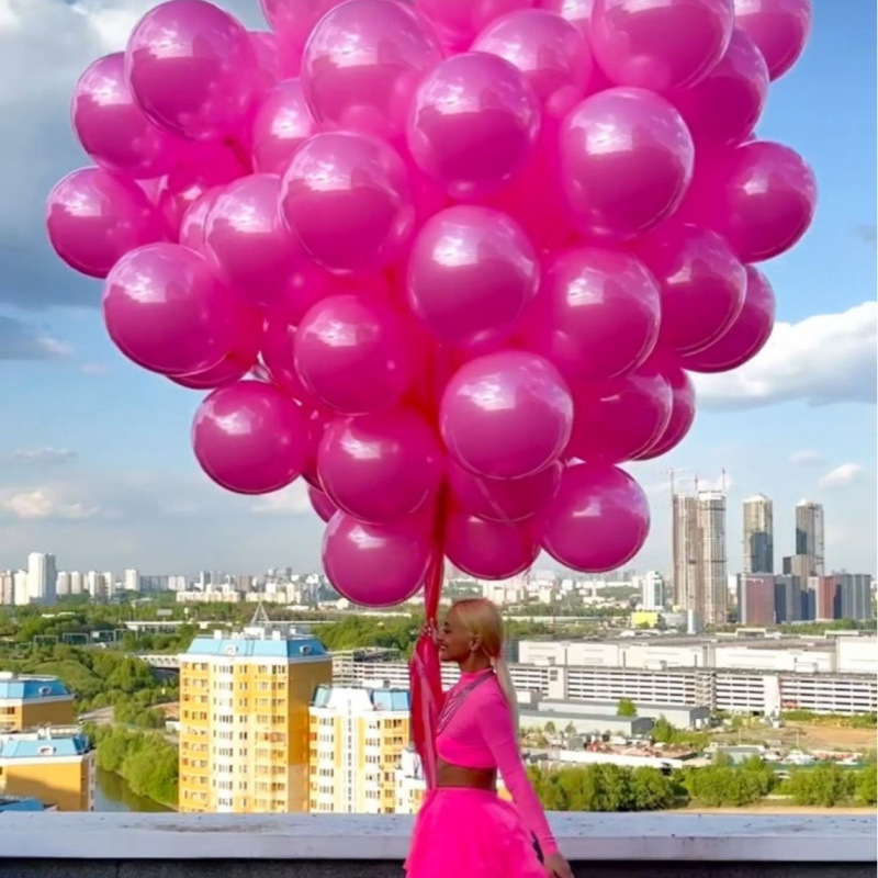 Balon din latex Happy, decor de petrecere în stil Ins, formă sferică, fără logo