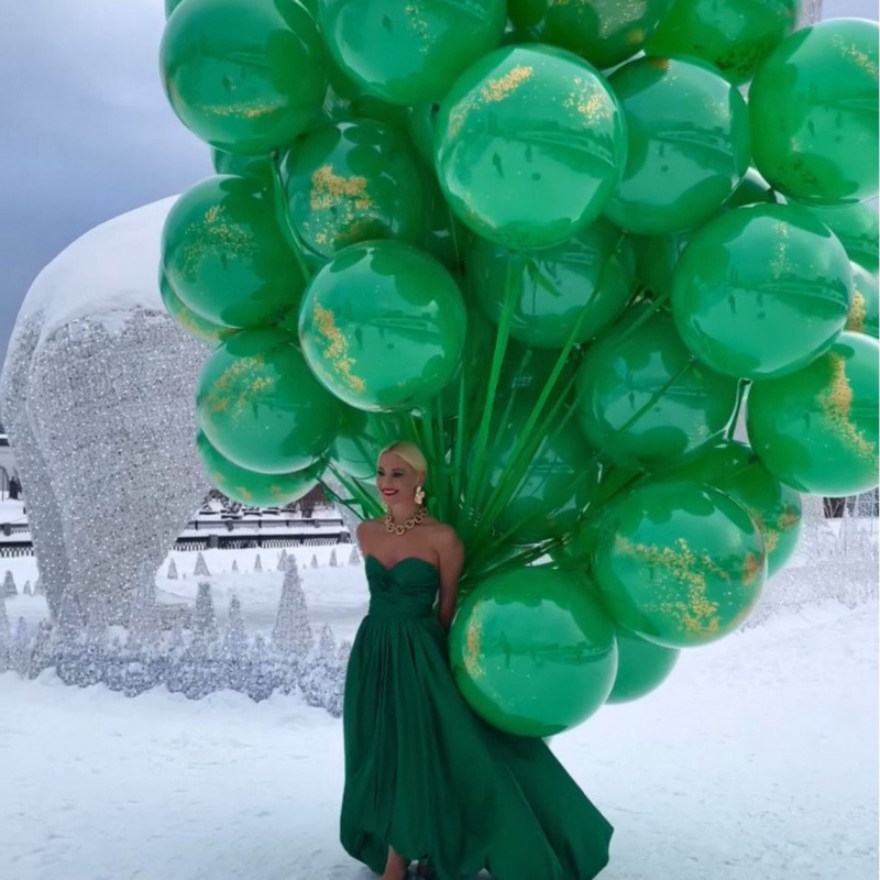 Balon din latex Happy, decor de petrecere în stil Ins, formă sferică, fără logo