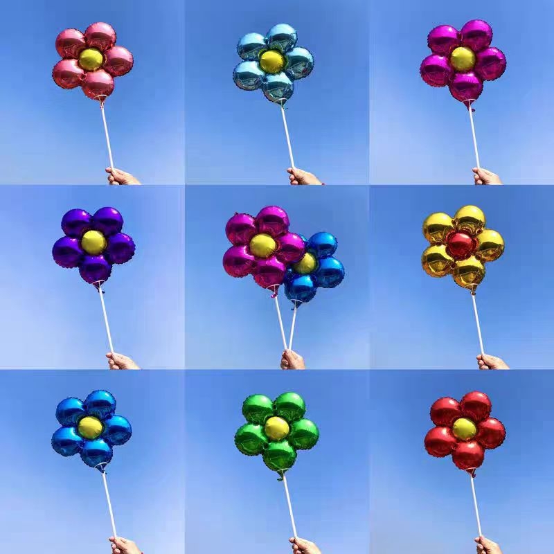 Balon od aluminijske folije, oblik cvijeta s pet latica, za Dan djece, brend YlQQ