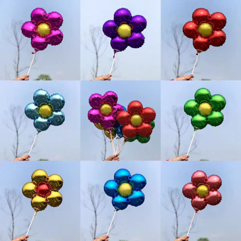 Balon od aluminijske folije, oblik cvijeta s pet latica, za Dan djece, brend YlQQ