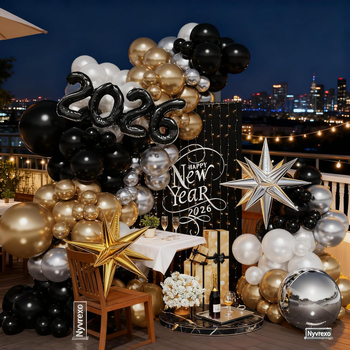 Set Baloane In Yi Qi din Latex — Baloane Latex, Formă Rotundă, Model Rotund