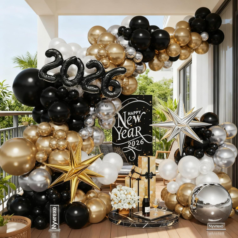 Set Baloane In Yi Qi din Latex — Baloane Latex, Formă Rotundă, Model Rotund