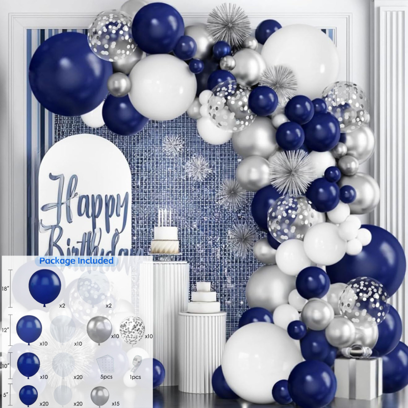 Set Baloane In Yi Qi din Latex — Baloane Latex, Formă Rotundă, Model Rotund