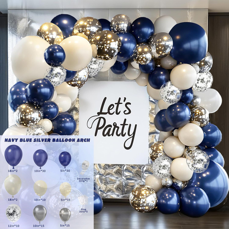 Set Baloane In Yi Qi din Latex — Baloane Latex, Formă Rotundă, Model Rotund