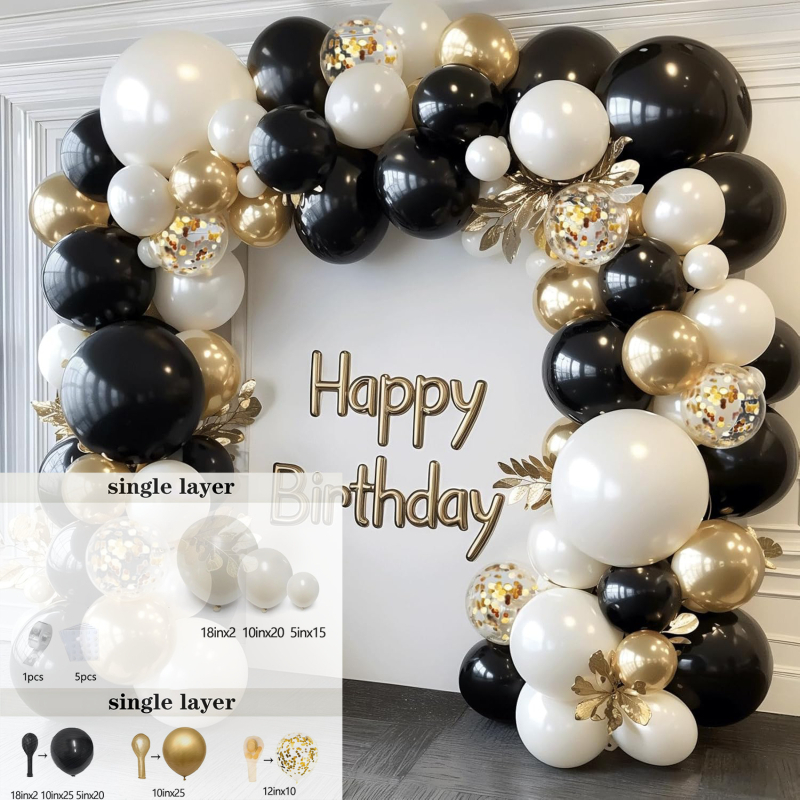 Set Baloane In Yi Qi din Latex — Baloane Latex, Formă Rotundă, Model Rotund