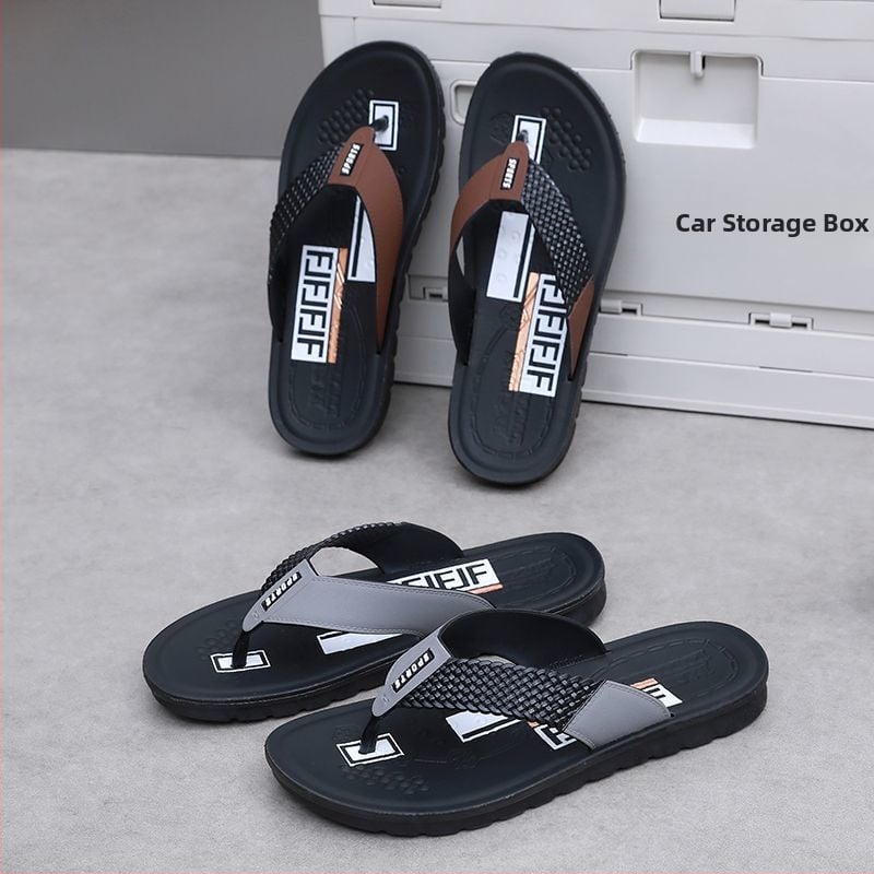 Muške PVC sandale, protuklizna đon, gornji dio i đon od PVC-a, ravan potplat, tehnologija ubrizgavanja