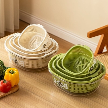 Posuda za voće i košarica, PET materijal, Hrana klase, Kutija za pohranu jaja u hladnjaku, Organizator hrane