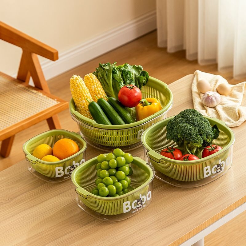 Posuda za voće i košarica, PET materijal, Hrana klase, Kutija za pohranu jaja u hladnjaku, Organizator hrane