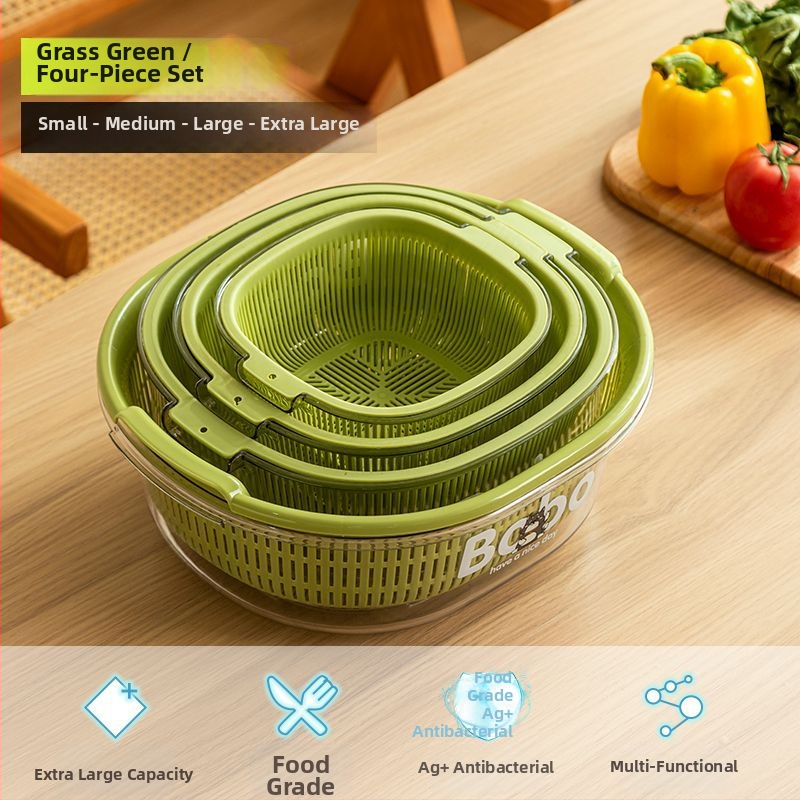 Posuda za voće i košarica, PET materijal, Hrana klase, Kutija za pohranu jaja u hladnjaku, Organizator hrane