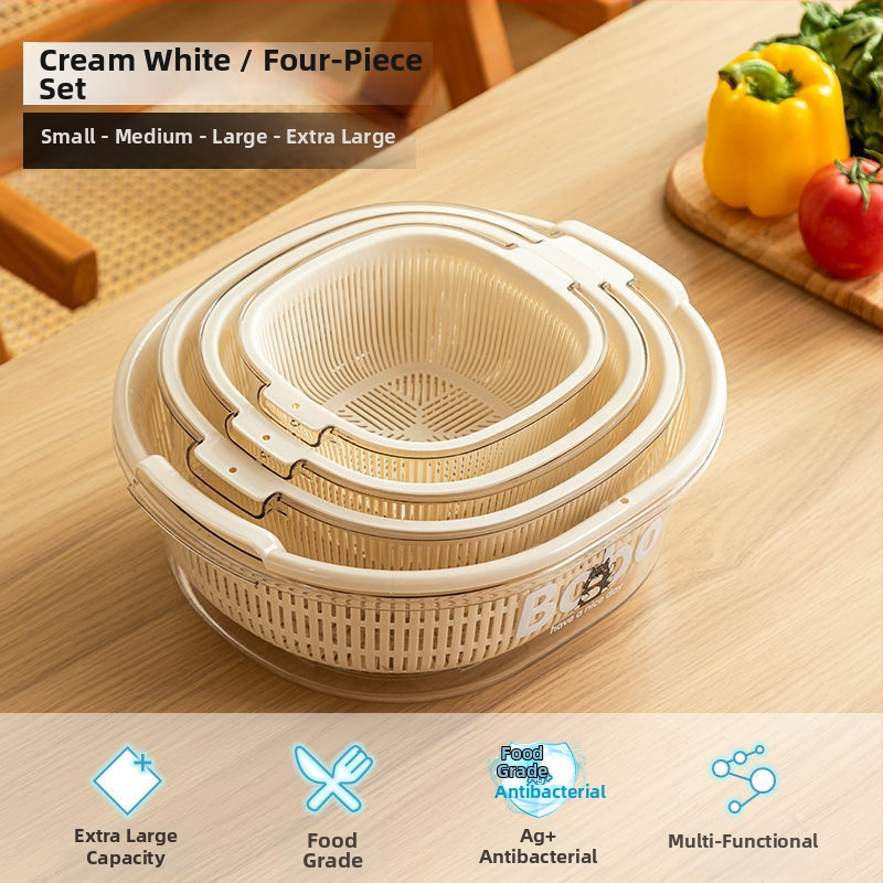 Posuda za voće i košarica, PET materijal, Hrana klase, Kutija za pohranu jaja u hladnjaku, Organizator hrane