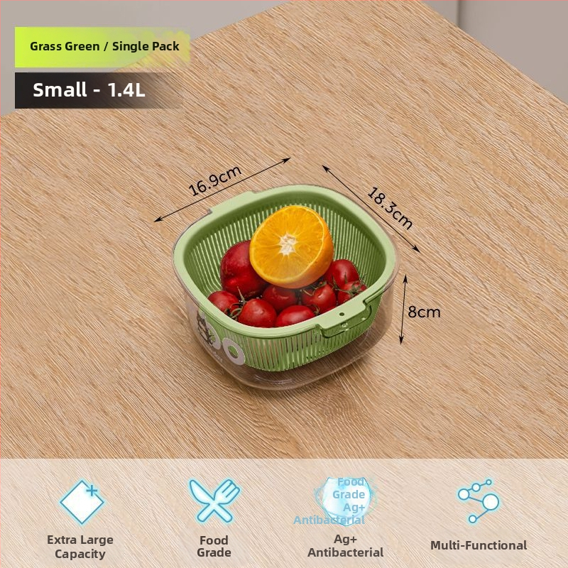 Posuda za voće i košarica, PET materijal, Hrana klase, Kutija za pohranu jaja u hladnjaku, Organizator hrane