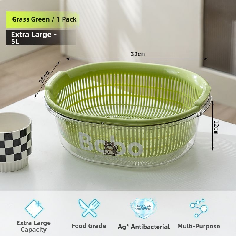 Posuda za voće i košarica, PET materijal, Hrana klase, Kutija za pohranu jaja u hladnjaku, Organizator hrane