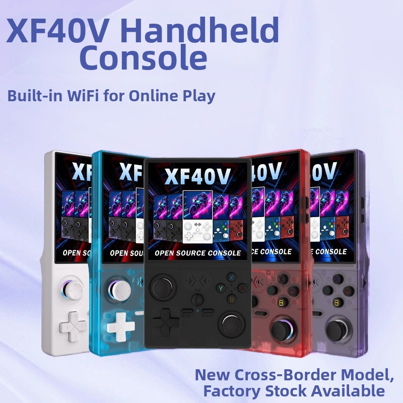 XF40V handheld s otvoreným zdrojom — GBA arcade, Wi-Fi online multiplayer, kompatibilný s PSP God of War, Linux OS, 64/128 GB, USB