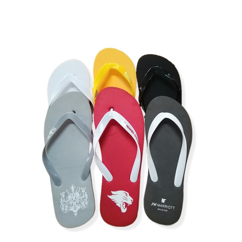 Muške flip-flop sandale, plažne sandale s otvorenim prstom, PVC gornji dio, gumena podloga