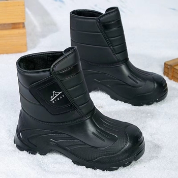 Cizme de zăpadă unisex - impermeabile, antiderapante, calde, cu Velcro și talpă EVA