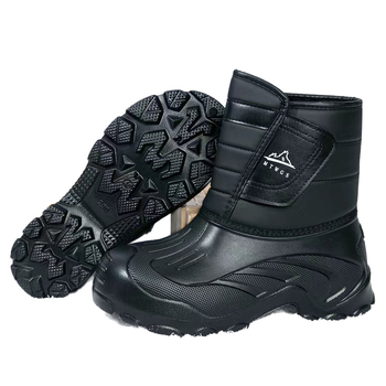 Cizme de zăpadă unisex - impermeabile, antiderapante, calde, cu Velcro și talpă EVA