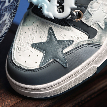 Pantofi cu talpă groasă – deschidere joasă, partea superioară din microfibră, vârf rotund, toc plat