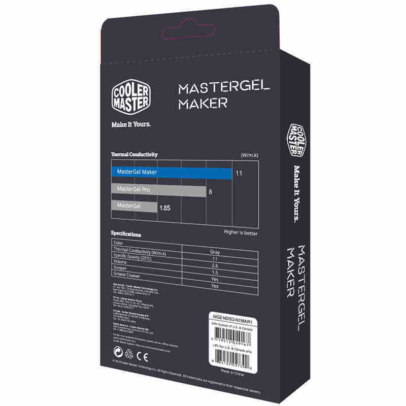 Cool Master / Cool Extreme Diamond Nano silikon termalna pasta za CPU hlađenje – visoka provodljivost, za overclocking