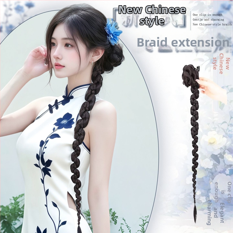 Perika s repom — ručno tkanje s otporom na visoke temperature; ne može se bojati ili permirati; pogodna za sve oblike lica