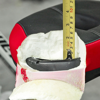 Κάθισμα ποδηλάτου Zhiqiu, μοντέλο 6116, με αφρό μνήμης, PU δέρμα, σίδηρο και φιλικό προς το περιβάλλον πλαστικό