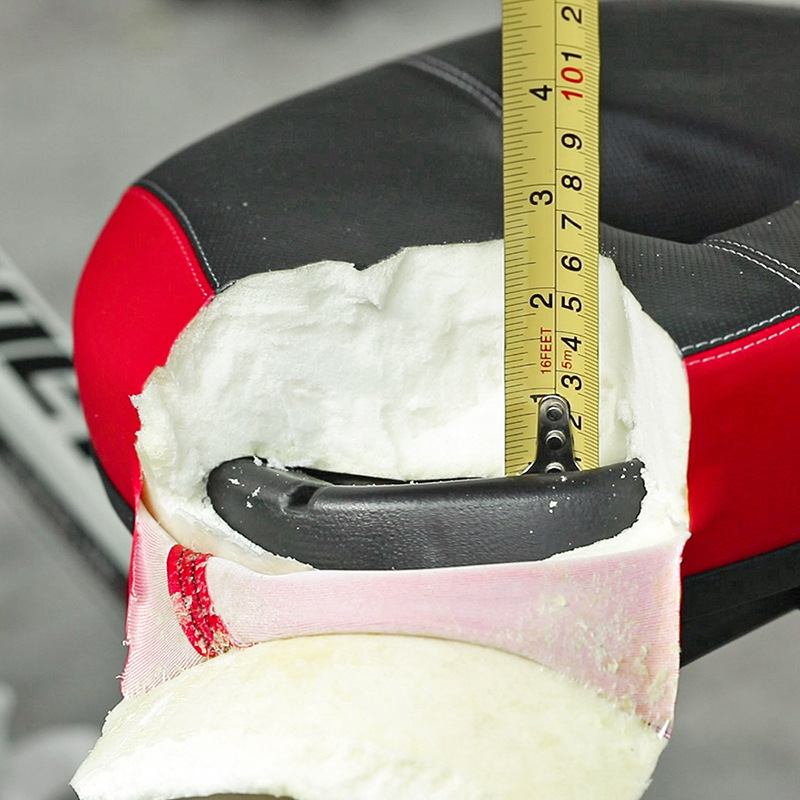 Κάθισμα ποδηλάτου Zhiqiu, μοντέλο 6116, με αφρό μνήμης, PU δέρμα, σίδηρο και φιλικό προς το περιβάλλον πλαστικό