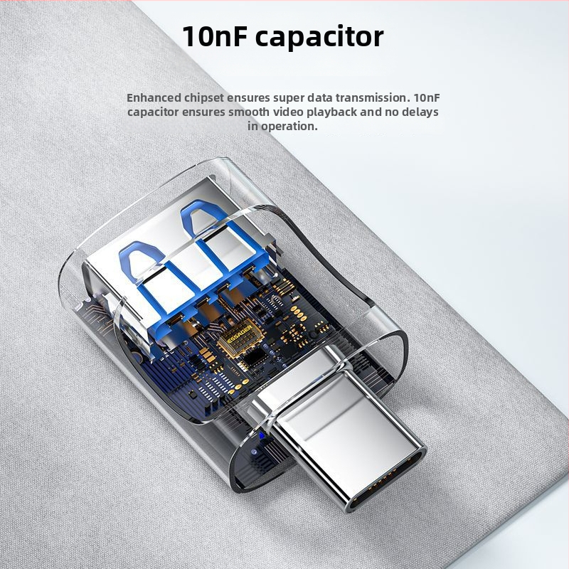 ESSAGER ES-OTG07 OTG USB-C adapter za mobilne telefone i tablete, prijenos podataka na USB pogon