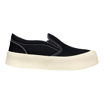 Muške platnene tenisice za proljeće, prozračne slip-on, s kožnim vrhom prstiju i debelim đonom