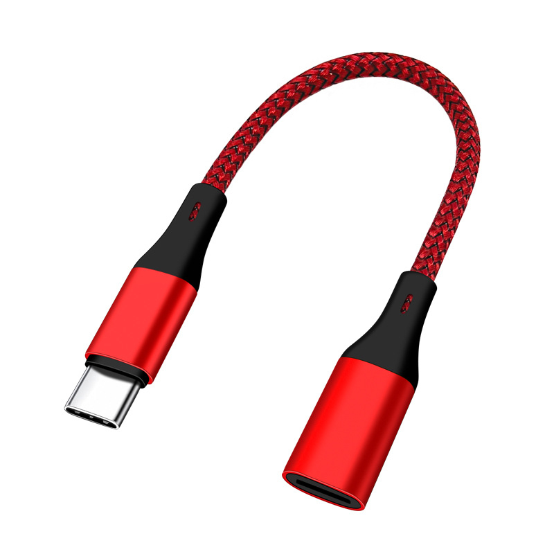 Digital Fox dvostrani punjački adaptor Lightning na USB-C za iPhone 15, Lightning ženski priključak na USB-C muški utikač