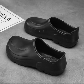 Placencia Muške kuharske cipele, ljeto 2024, protuklizne vodootporne radne kuhinjske cipele, vulkanizirani EVA đon, plastični gornji dio, injekcijsko oblikovanje