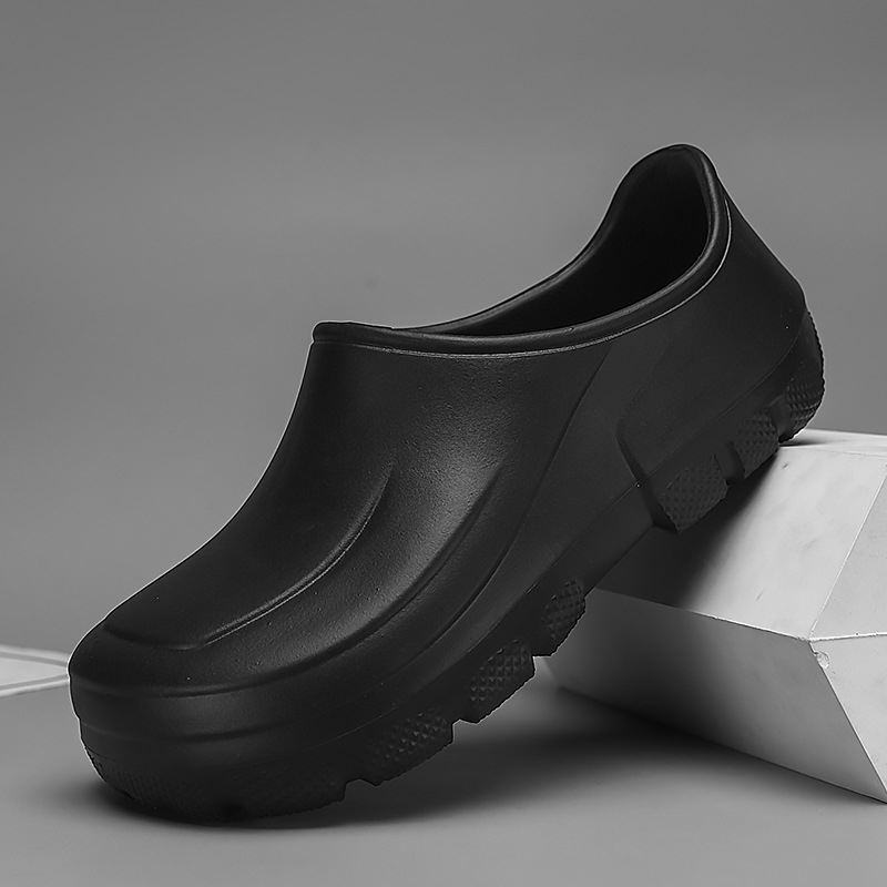 Placencia Muške kuharske cipele, ljeto 2024, protuklizne vodootporne radne kuhinjske cipele, vulkanizirani EVA đon, plastični gornji dio, injekcijsko oblikovanje