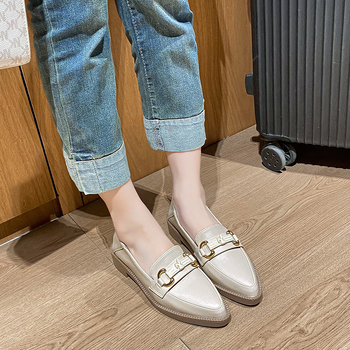 Uncle Diamond loafers cu platformă, slip-on pentru femei, stil retro britanic, partea superioară și căptușeala din microfibră, talpă din cauciuc, înălțimea tocului mediu 3–6 cm, origine: Huizhou, Guangdong