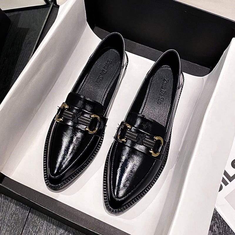 Uncle Diamond loafers cu platformă, slip-on pentru femei, stil retro britanic, partea superioară și căptușeala din microfibră, talpă din cauciuc, înălțimea tocului mediu 3–6 cm, origine: Huizhou, Guangdong