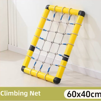 Beltéri mászó háló gyerekeknek – vászon anyag, 0–2 éveseknek, fejleszti mászást, kéz-szem koordinációt és interaktív játékot