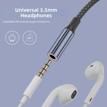 Adaptér Lightning na 3,5 mm pre Apple, model T7, značka Tianston