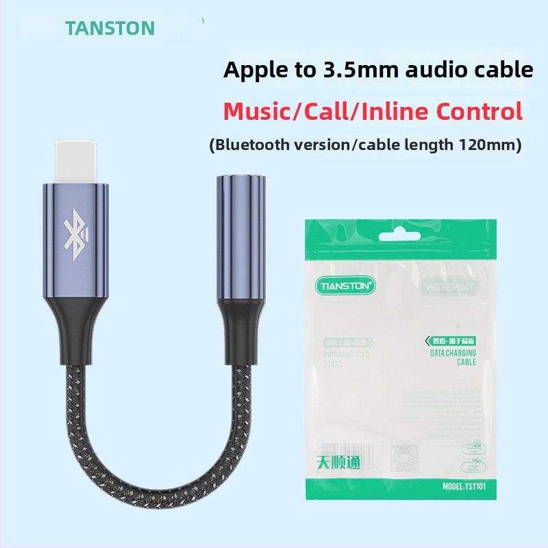 Adaptér Lightning na 3,5 mm pre Apple, model T7, značka Tianston