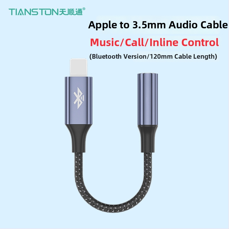 Adaptér Lightning na 3,5 mm pre Apple, model T7, značka Tianston