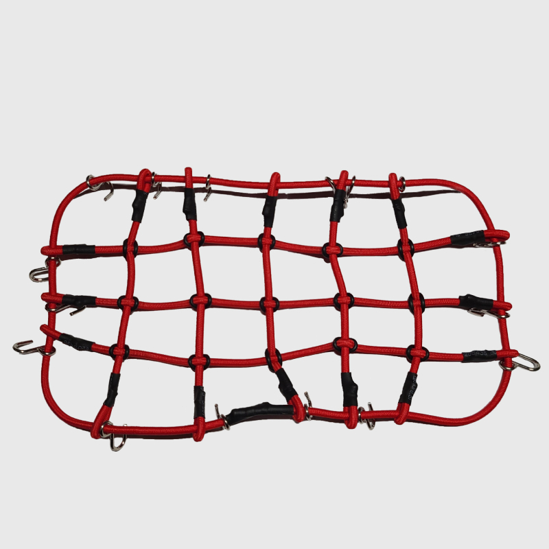 1:10 méretarányú tetőcsomagtartó háló modellautóhoz - kaucsukból, nem elektromos, DIY-barát