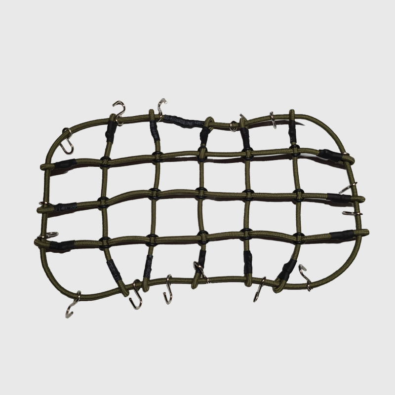 1:10 méretarányú tetőcsomagtartó háló modellautóhoz - kaucsukból, nem elektromos, DIY-barát