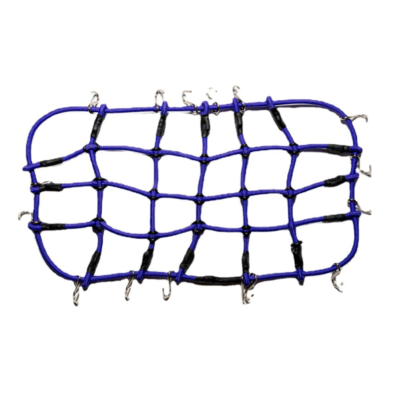 1:10 méretarányú tetőcsomagtartó háló modellautóhoz - kaucsukból, nem elektromos, DIY-barát