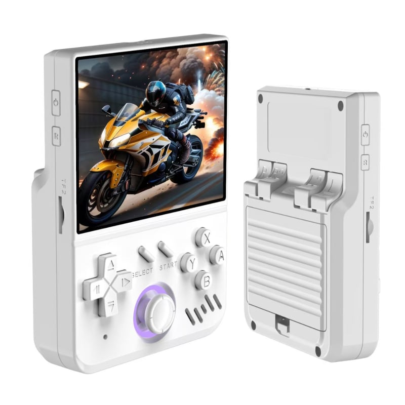 Prijenosna ručna konzola za retro igre s dvostrukim sustavom, open-source, 128GB memorije, Linux OS, 1080p izlaz, MP4 player