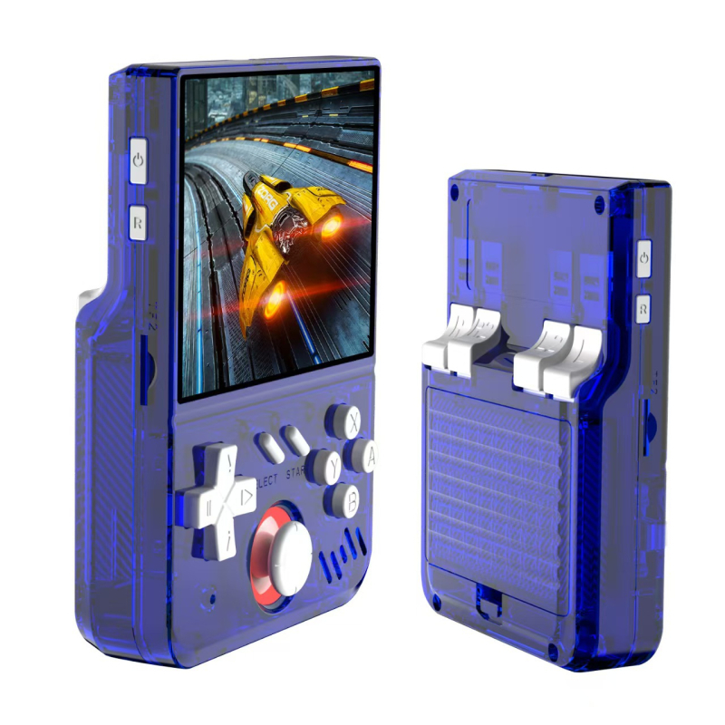 Prijenosna ručna konzola za retro igre s dvostrukim sustavom, open-source, 128GB memorije, Linux OS, 1080p izlaz, MP4 player
