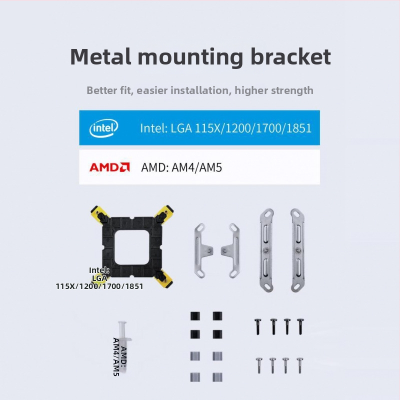 CPU hladnjak Cr-3000e, sa 6 toplinskih cijevi, bakreno-aluminijski spoj, hidraulički ležaj