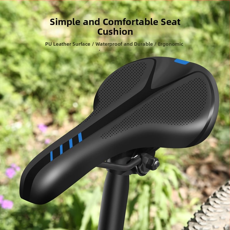 Σέλα ποδηλάτου KVDI 722/033 για ορεινά ποδήλατα — απορροφητικό μαξιλάρι, υλικά: σπόγγος, σιλικόνη, PU δέρμα